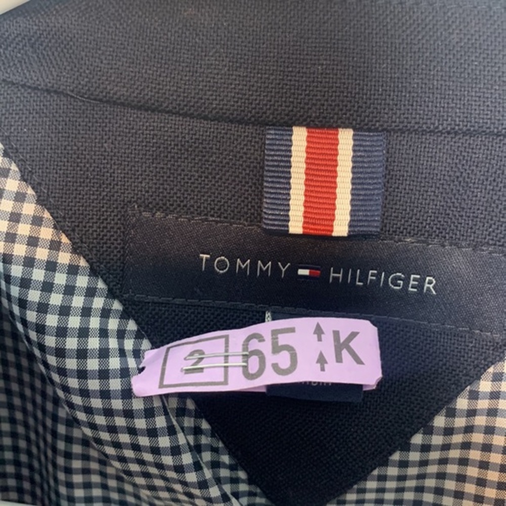 TOMMY HILFIGER | Navy Club Blazer Sz. XL - Picture 4 of 8